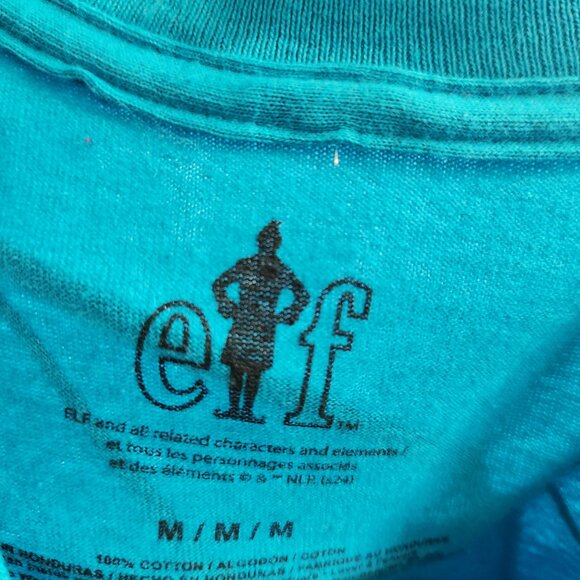 Elf Movie Graphic Tee “Do Not Eat the Yellow Snow” Buddy the Elf NWOT Unisex M - Picture 2 of 3